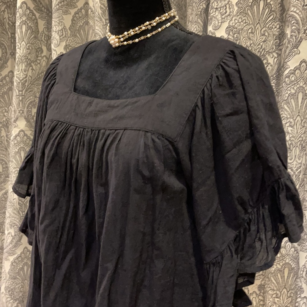 BOHO RUFFLE SLEEVE TOP - Picture 6 of 11